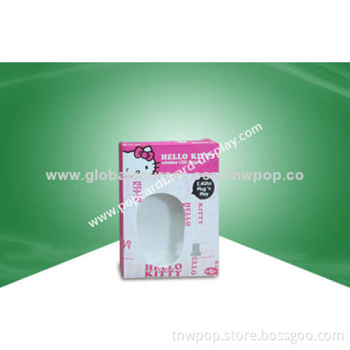 POP carton boxes, suitable for cell phones, eco-friendly, eye-catching,customized size and design